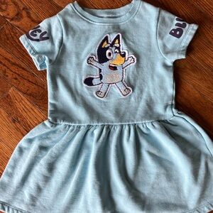 Little girls Bluey dress